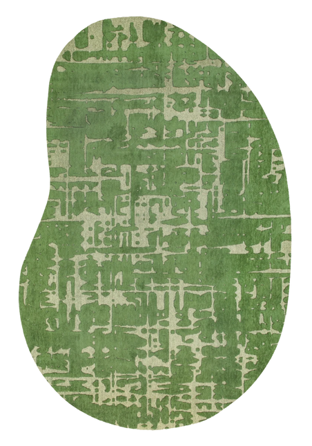 Moderne vloerkleden - Organisch vloerkleed Baobab Perrier's Green 9202 - Louis De Poortere - Vloerkledenloods