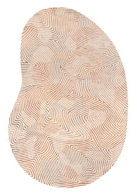 Moderne vloerkleden - Organisch vloerkleed Coral Indian Sand 9800 - Louis De Poortere - Vloerkledenloods