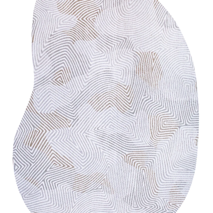 Moderne vloerkleden - Organisch vloerkleed Coral Oyster White 9228 - Louis De Poortere - Vloerkledenloods