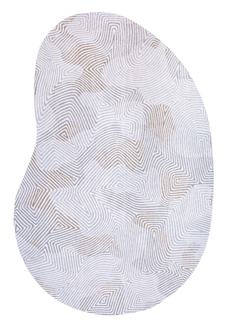 Moderne vloerkleden - Organisch vloerkleed Coral Oyster White 9228 - Louis De Poortere - Vloerkledenloods