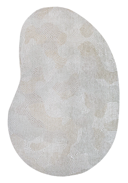 Moderne vloerkleden - Organisch vloerkleed Coral Shell Beige 9229 - Louis De Poortere - Vloerkledenloods