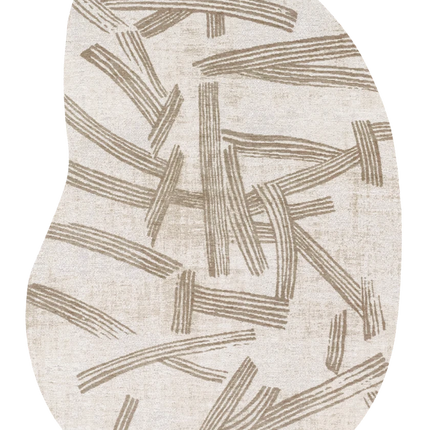 Moderne vloerkleden - Organisch vloerkleed Kanji Dune 2068 - Louis De Poortere - Vloerkledenloods