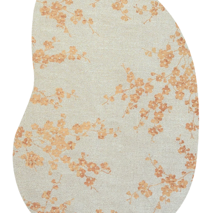 Moderne vloerkleden - Organisch vloerkleed Sakura Petal Dew 9834 - Louis De Poortere - Vloerkledenloods