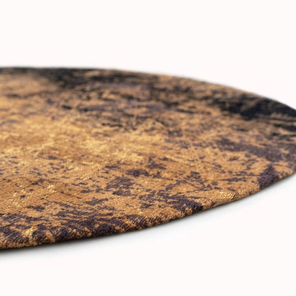 Moderne vloerkleden - Rond in - en outdoor vloerkleed Cracks Deep Mine 8618 - Louis de Poortere - Vloerkledenloods