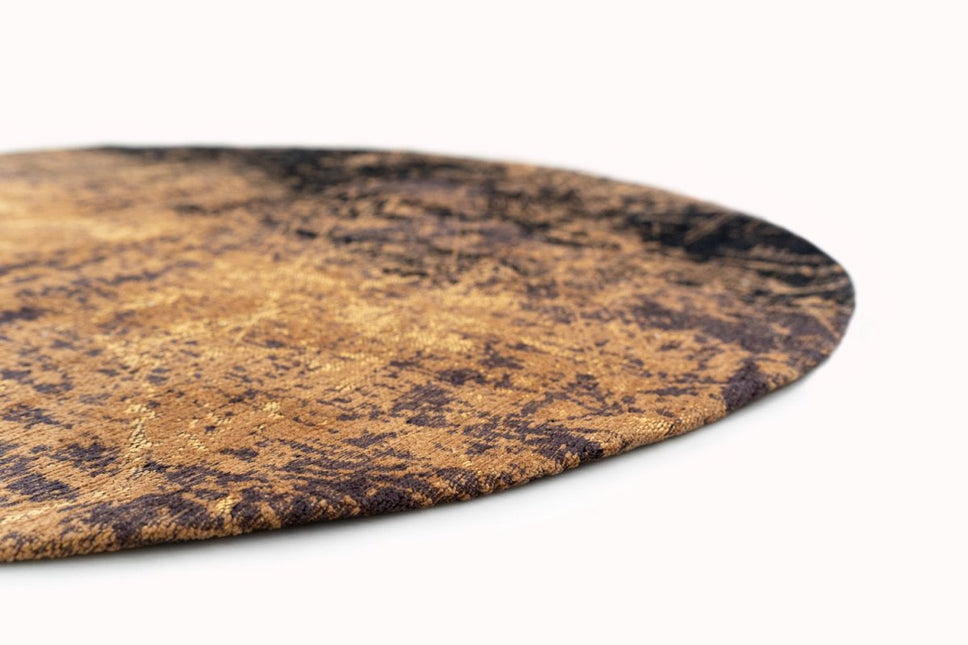 Moderne vloerkleden - Rond in - en outdoor vloerkleed Cracks Deep Mine 8618 - Louis de Poortere - Vloerkledenloods