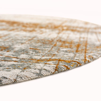 Moderne vloerkleden - Rond in - en outdoor vloerkleed Griff Columbus Gold 8419 - Louis de Poortere - Vloerkledenloods