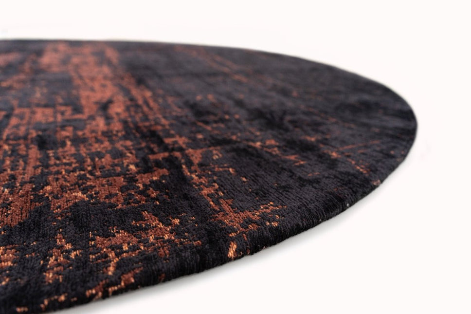Moderne vloerkleden - Rond in - en outdoor vloerkleed Griff Soho Copper 8925 - Louis de Poortere - Vloerkledenloods