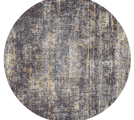 Moderne vloerkleden - Rond in - en outdoor vloerkleed Jacob's Ladder Broadway Glitter 8422 - Louis de Poortere - Vloerkledenloods