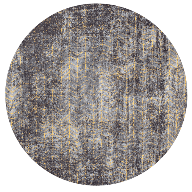 Moderne vloerkleden - Rond in - en outdoor vloerkleed Jacob's Ladder Broadway Glitter 8422 - Louis de Poortere - Vloerkledenloods