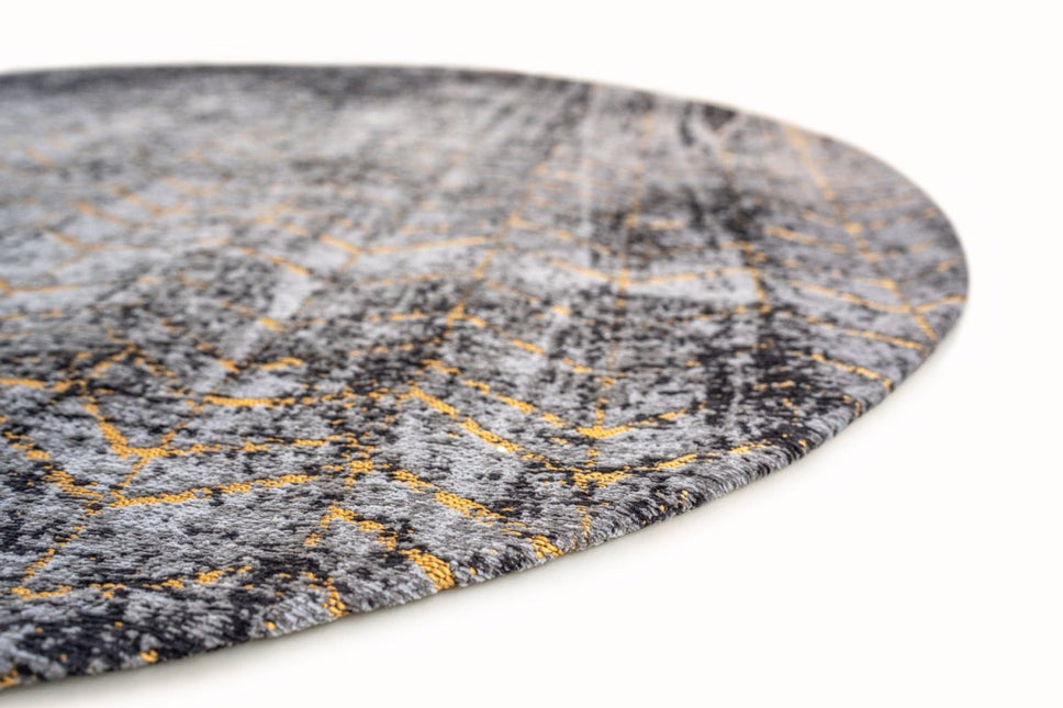 Moderne vloerkleden - Rond in - en outdoor vloerkleed Jacob's Ladder Broadway Glitter 8422 - Louis de Poortere - Vloerkledenloods