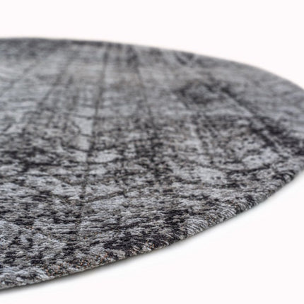 Moderne vloerkleden - Rond in - en outdoor vloerkleed Jacob's Ladder Harlem Contrast 8425 - Louis de Poortere - Vloerkledenloods