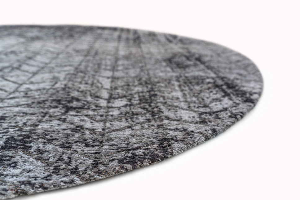 Moderne vloerkleden - Rond in - en outdoor vloerkleed Jacob's Ladder Harlem Contrast 8425 - Louis de Poortere - Vloerkledenloods