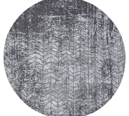 Moderne vloerkleden - Rond in - en outdoor vloerkleed Jacob's Ladder Harlem Contrast 8425 - Louis de Poortere - Vloerkledenloods