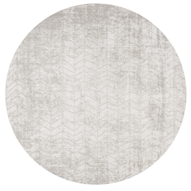 Moderne vloerkleden - Rond in - en outdoor vloerkleed Jacob's Ladder White Plains 8929 - Louis de Poortere - Vloerkledenloods