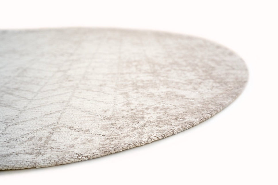 Moderne vloerkleden - Rond in - en outdoor vloerkleed Jacob's Ladder White Plains 8929 - Louis de Poortere - Vloerkledenloods