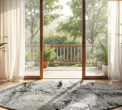 Moderne vloerkleden - Rond in - en outdoor vloerkleed Sol Alpine 9787 - Louis de Poortere - Vloerkledenloods