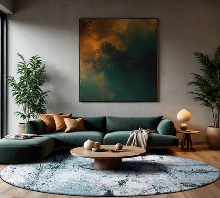 Moderne vloerkleden - Rond in - en outdoor vloerkleed Sol Dragonfly 9773 - Louis de Poortere - Vloerkledenloods