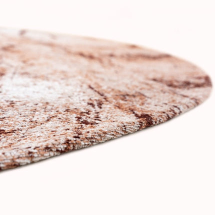 Moderne vloerkleden - Rond in - en outdoor vloerkleed Sol Tandoori 9774 - Louis de Poortere - Vloerkledenloods