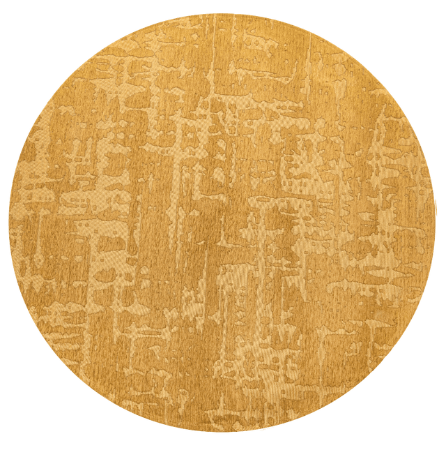 Moderne vloerkleden - Rond vloerkleed Baobab Madagascar Gold 9201 - Louis De Poortere - Vloerkledenloods