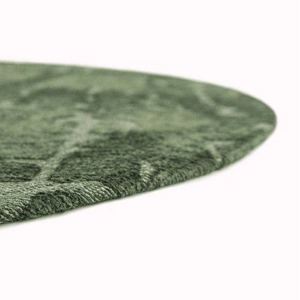 Moderne vloerkleden - Rond vloerkleed Baobab Perrier's Green 9202 - Louis De Poortere - Vloerkledenloods