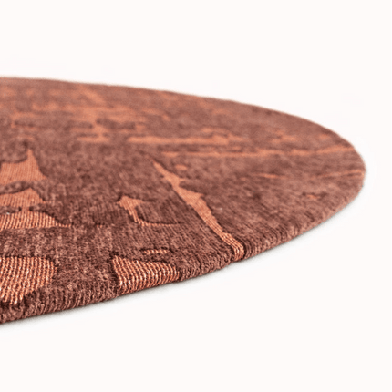 Moderne vloerkleden - Rond vloerkleed Baobab Za Copper 9199 - Louis De Poortere - Vloerkledenloods
