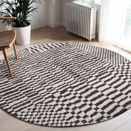 Moderne vloerkleden - Rond vloerkleed Berber Caidal 9651 - Louis De Poortere - Vloerkledenloods