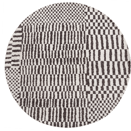 Moderne vloerkleden - Rond vloerkleed Berber Caidal 9651 - Louis De Poortere - Vloerkledenloods