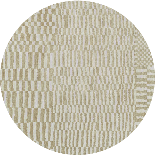 Moderne vloerkleden - Rond vloerkleed Berber Caravan 2099 - Louis De Poortere - Vloerkledenloods