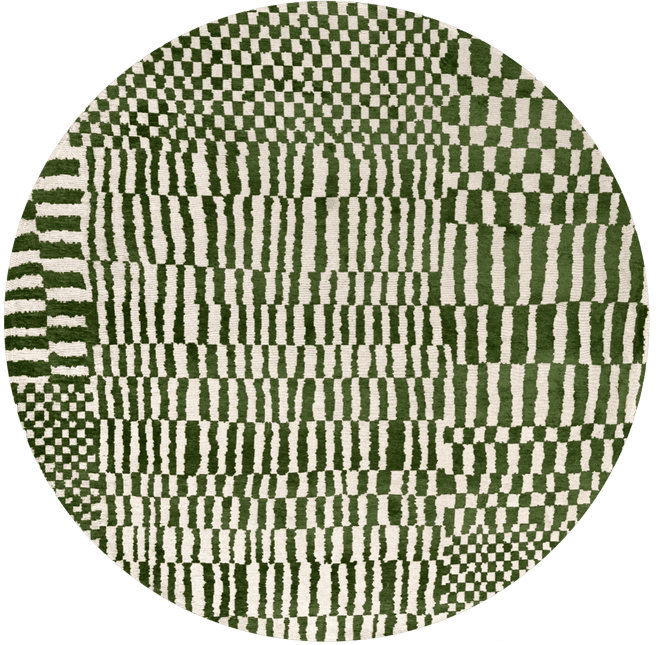 Moderne vloerkleden - Rond vloerkleed Berber Oasis 9650 - Louis De Poortere - Vloerkledenloods