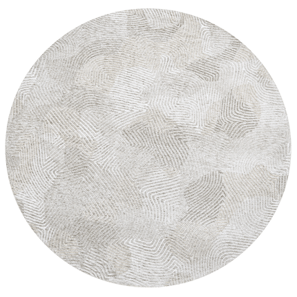 Moderne vloerkleden - Rond vloerkleed Coral Shell Beige 9229 - Louis De Poortere - Vloerkledenloods