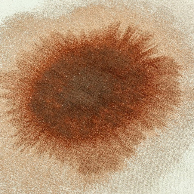 Moderne vloerkleden - Rond vloerkleed Drop Indian Snow 2106 - Louis De Poortere - Vloerkledenloods