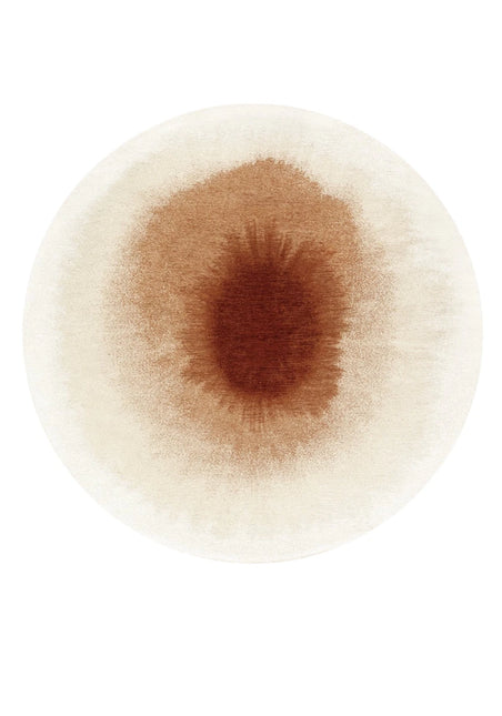 Moderne vloerkleden - Rond vloerkleed Drop Indian Snow 2106 - Louis De Poortere - Vloerkledenloods