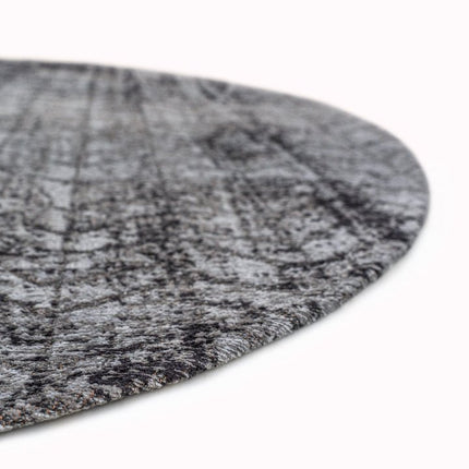 Moderne vloerkleden - Rond vloerkleed Jacob's Ladder Harlem Contrast 8425 - Louis De Poortere - Vloerkledenloods