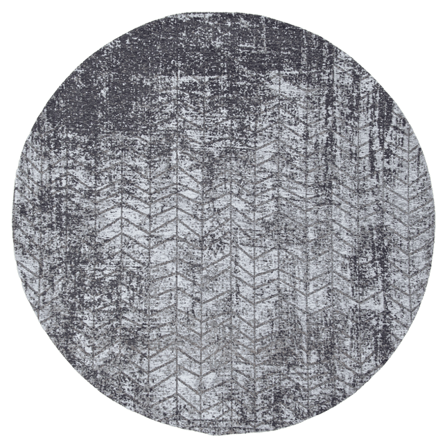Moderne vloerkleden - Rond vloerkleed Jacob's Ladder Harlem Contrast 8425 - Louis De Poortere - Vloerkledenloods