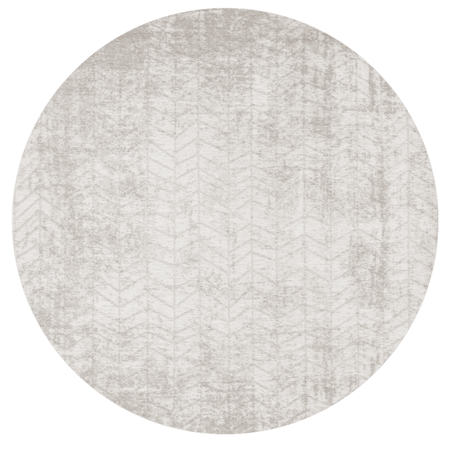 Moderne vloerkleden - Rond vloerkleed Jacob's Ladder White PLains 8929 - Louis De Poortere - Vloerkledenloods