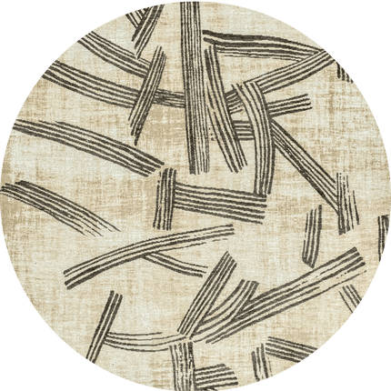 Moderne vloerkleden - Rond vloerkleed Kanji Slate 2067 - Louis De Poortere - Vloerkledenloods