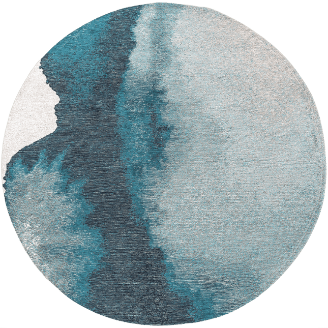 Moderne vloerkleden - Rond vloerkleed Lagoon Inkjet 9332 - Louis De Poortere - Vloerkledenloods