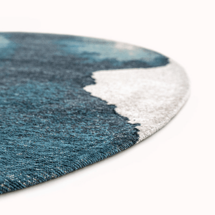 Moderne vloerkleden - Rond vloerkleed Lagoon Inkjet 9332 - Louis De Poortere - Vloerkledenloods