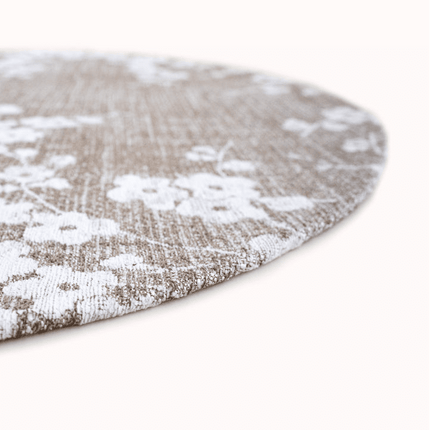 Moderne vloerkleden - Rond vloerkleed Sakura Morning Mist - Louis De Poortere - Vloerkledenloods