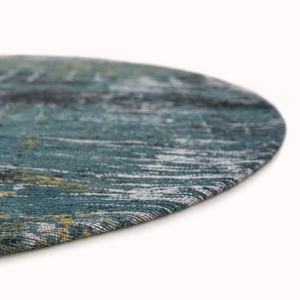 Moderne vloerkleden - Rond vloerkleed Streaks Glen Cove 9126 - Louis De Poortere - Vloerkledenloods