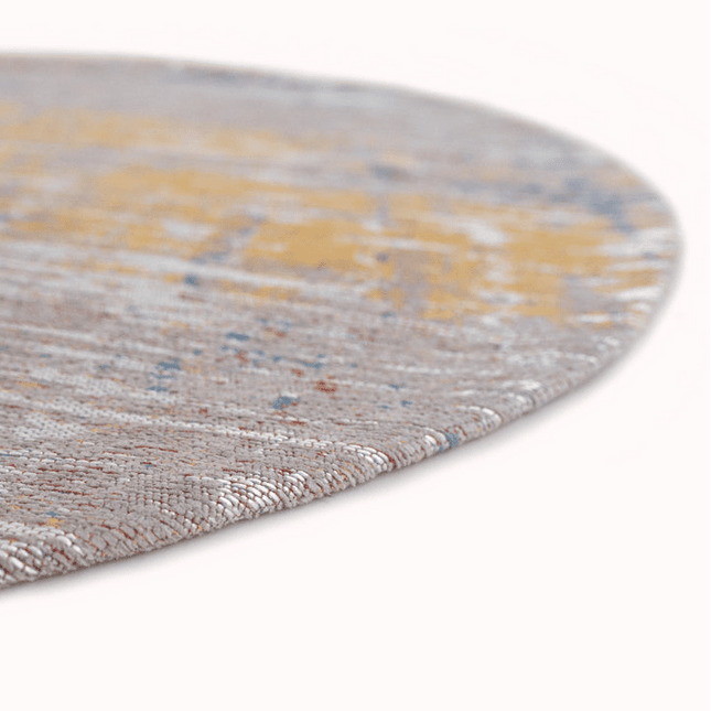 Moderne vloerkleden - Rond vloerkleed Streaks Montauk Multi 8714 - Louis De Poortere - Vloerkledenloods