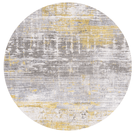 Moderne vloerkleden - Rond vloerkleed Streaks Sea Bright Sunny 8715 - Louis De Poortere - Vloerkledenloods