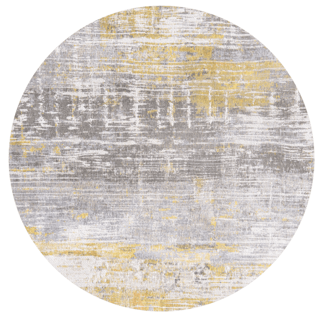 Moderne vloerkleden - Rond vloerkleed Streaks Sea Bright Sunny 8715 - Louis De Poortere - Vloerkledenloods