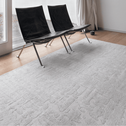 Moderne vloerkleden - Vloerkleed Baobab Tsingy Oyster 9198 - Louis De Poortere - Vloerkledenloods