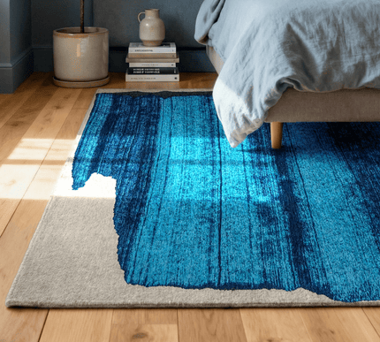 Moderne vloerkleden - Vloerkleed Brush Diva Blue 2080 - Louis De Poortere - Vloerkledenloods