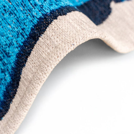 Moderne vloerkleden - Vloerkleed Brush Diva Blue 2080 - Louis De Poortere - Vloerkledenloods