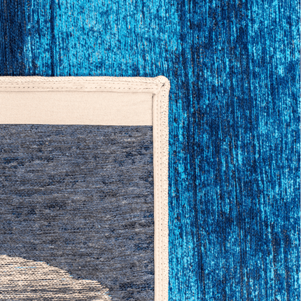 Moderne vloerkleden - Vloerkleed Brush Diva Blue 2080 - Louis De Poortere - Vloerkledenloods