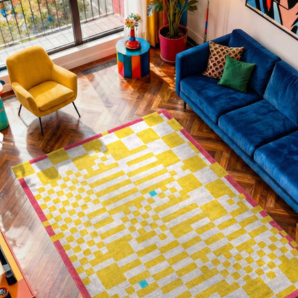 Moderne vloerkleden - Vloerkleed Chess Cupcake 2074 - Louis De Poortere - Vloerkledenloods