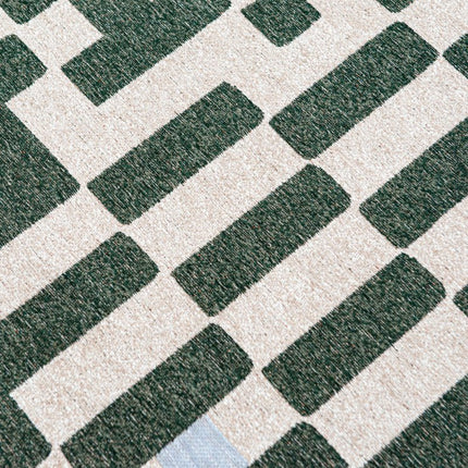 Moderne vloerkleden - Vloerkleed Chess Deep Green 9339 - Louis De Poortere - Vloerkledenloods