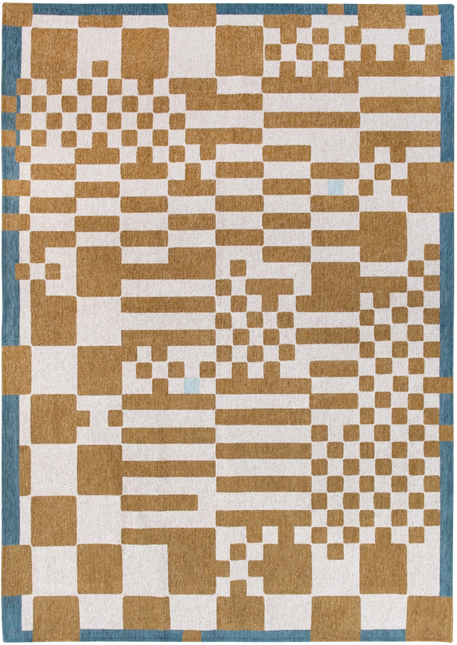 Moderne vloerkleden - Vloerkleed Chess Honey 9338 - Louis De Poortere - Vloerkledenloods